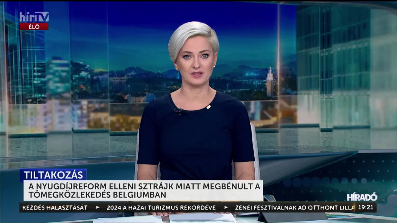 A nyugdíjreform elleni sztrájk miatt megbénult a tömegközlekedés Belgiumban