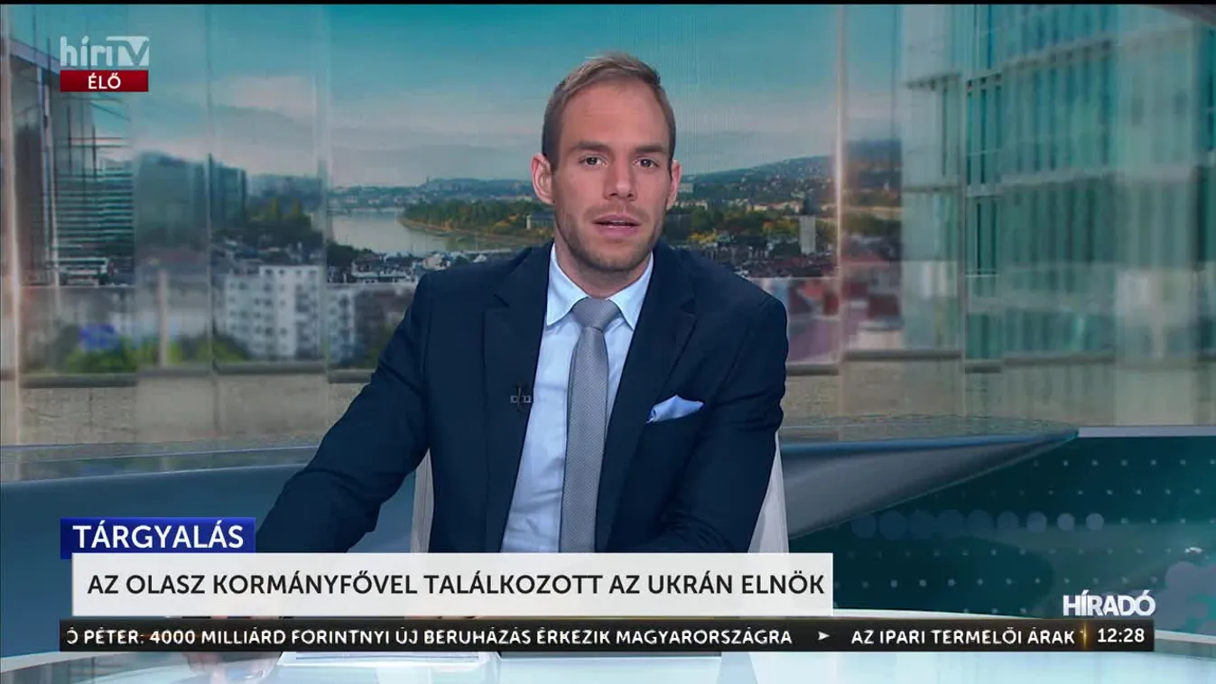 Az olasz kormányfővel találkozott az ukrán elnök