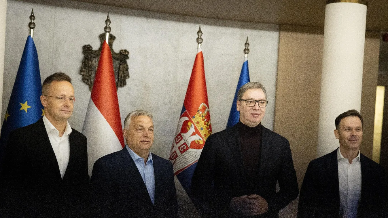 Az energiabiztonságról tárgyal Orbán Viktor Szerbia elnökével