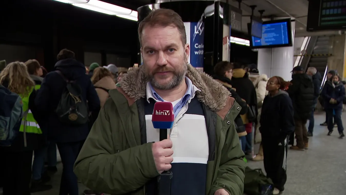 Megbénult a tömegközlekedés Belgiumban + videó