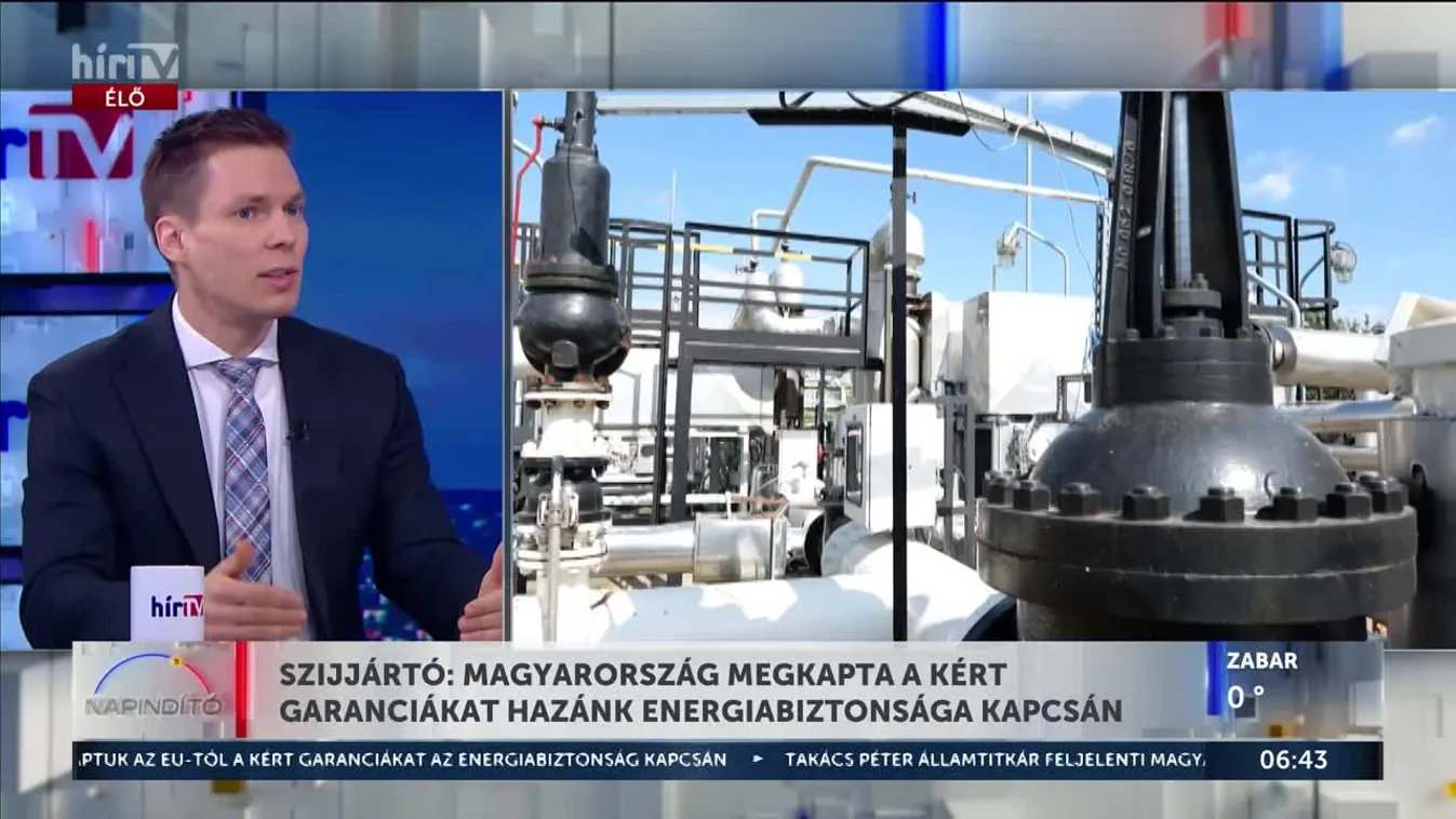SZIJJÁRTÓ: MAGYARORSZÁG MEGKAPTA A KÉRT GARANCIÁKAT HAZÁNK ENERGIABIZTONSÁGA KAPCSÁN