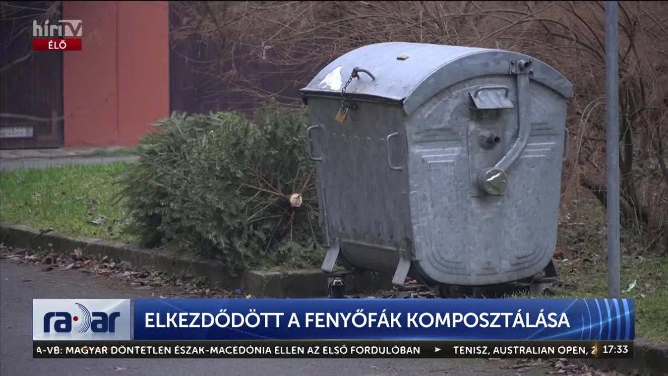 Radar - Elkezdődött a fenyőfák komposztálása