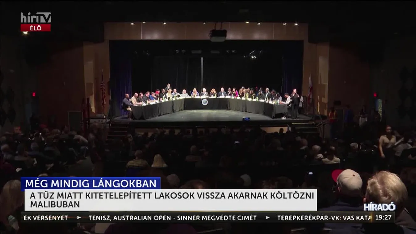 A tűz miatt kitelepített lakosok vissza akarnak költözni Malibuba