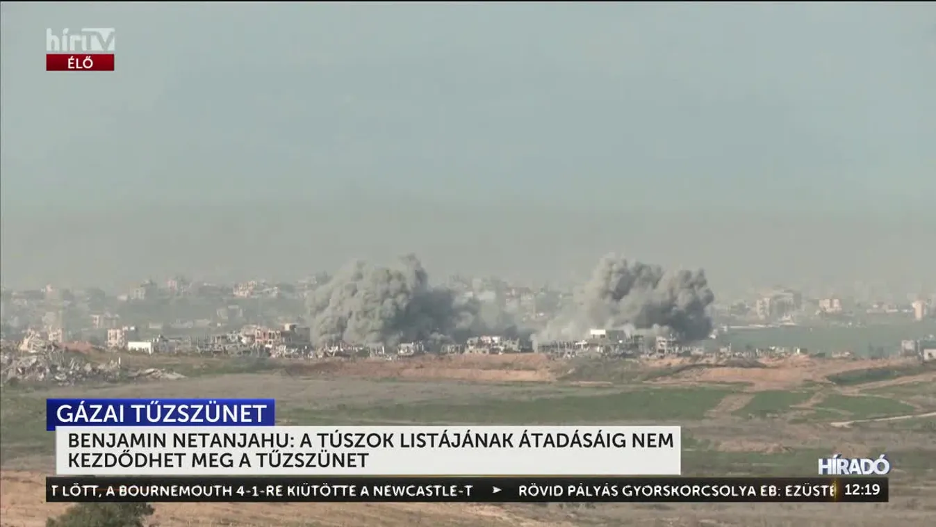 Késve, de életbe lépett a gázai tűzszünet