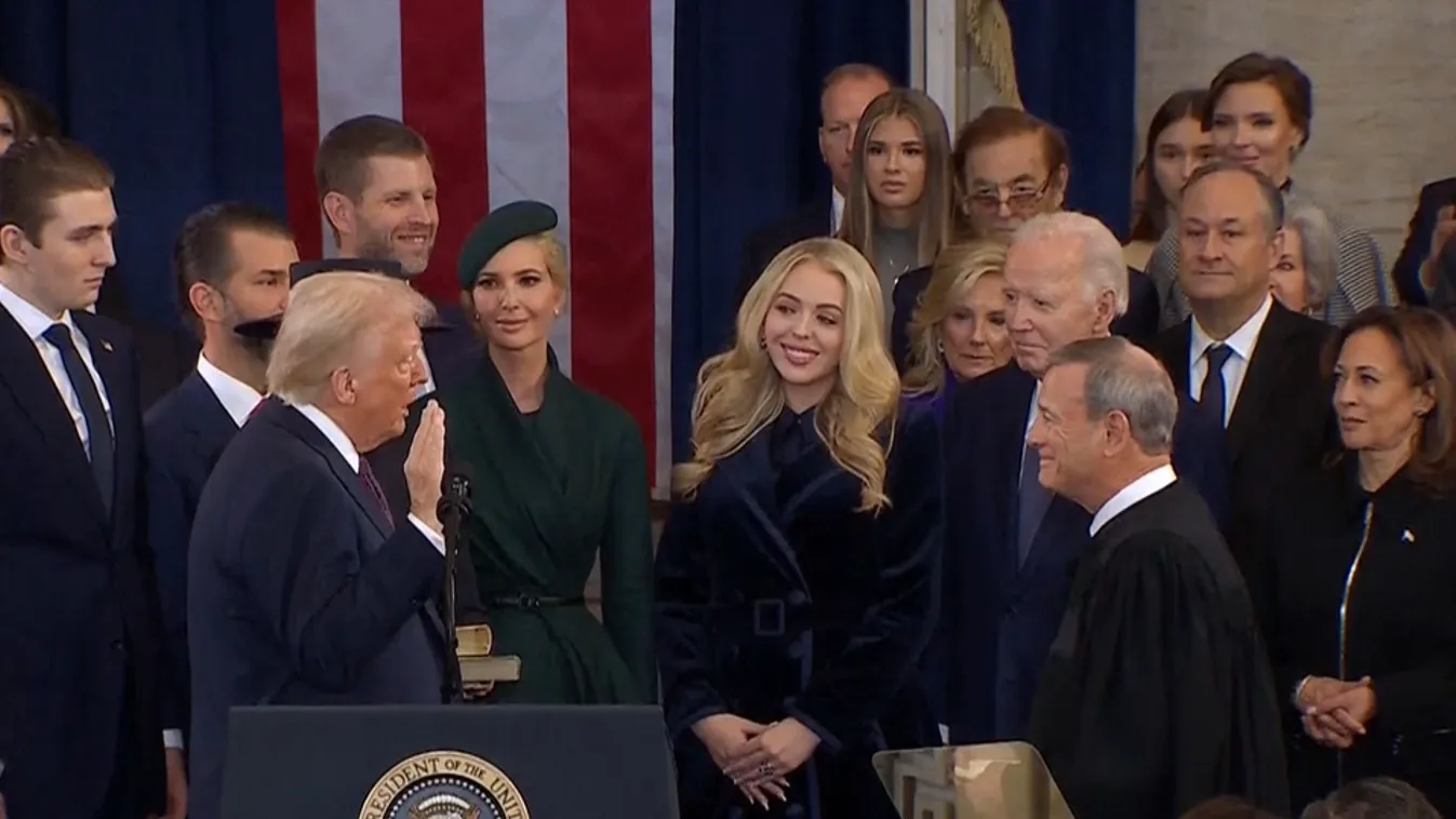 Beiktatták Donald Trumpot, a 47. amerikai elnököt + videó