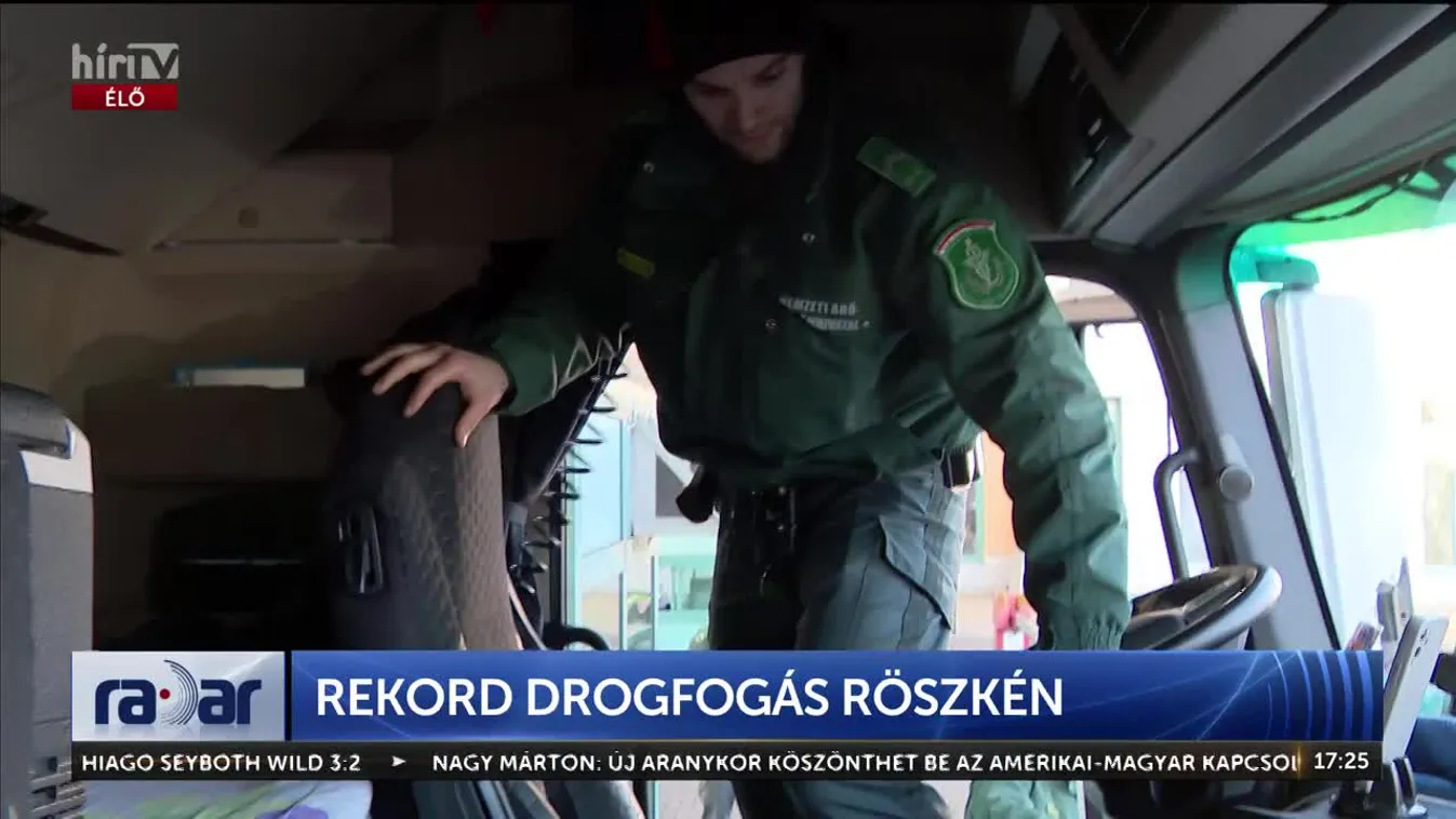 Radar – Rekord drogfogás Röszkén (2025-01-13)