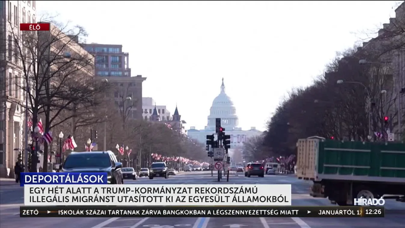 Egy hét alatt a Trump-kormányzat rekordszámú illegális migránst utasított ki az Egyesült Államokból