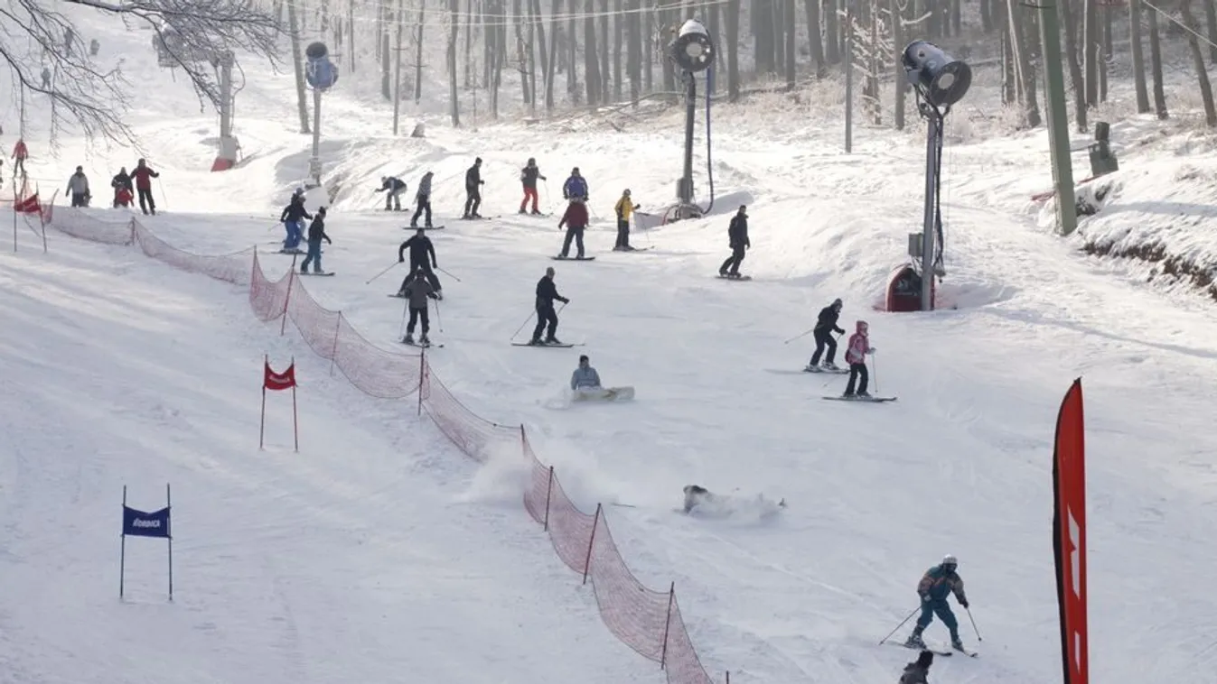 Megnyitották a teljes 1-es pályát az eplényi síarénában