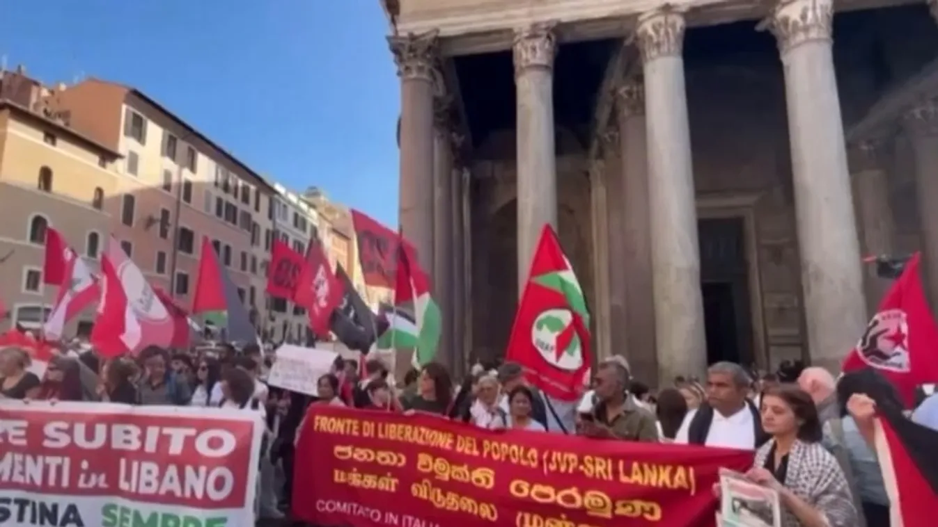 Gerillaharcok robbantak ki tegnap az olasz nagyvárosok utcáin + videó