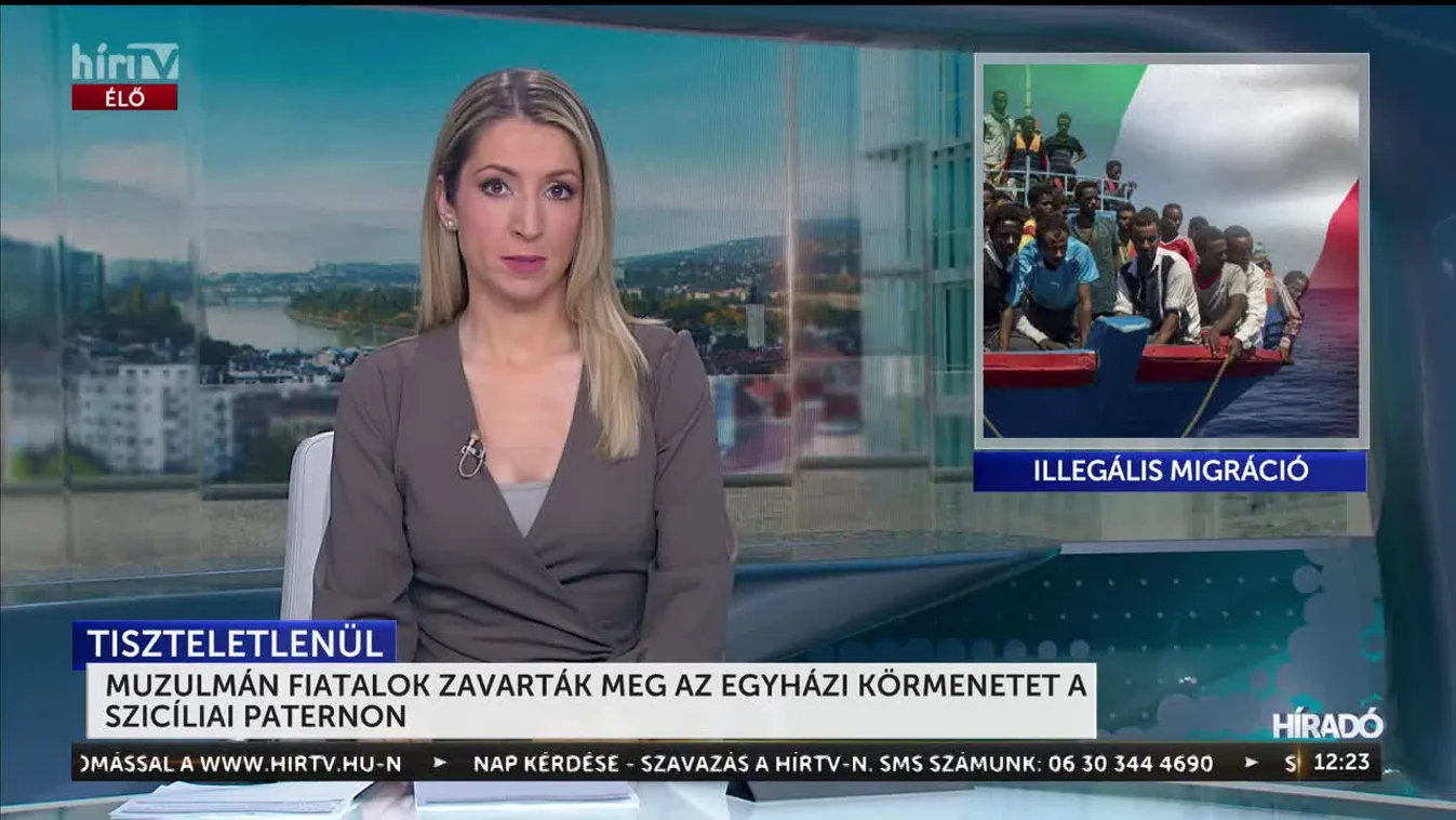 Muzulmán fiatalok zavarták meg az egyházi körmenetet a szicíliai Paternón