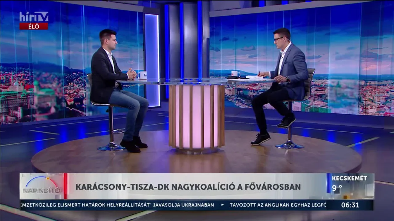 Napindító - Karácsony-Tisza-DK nagykoalíció a fővárosban