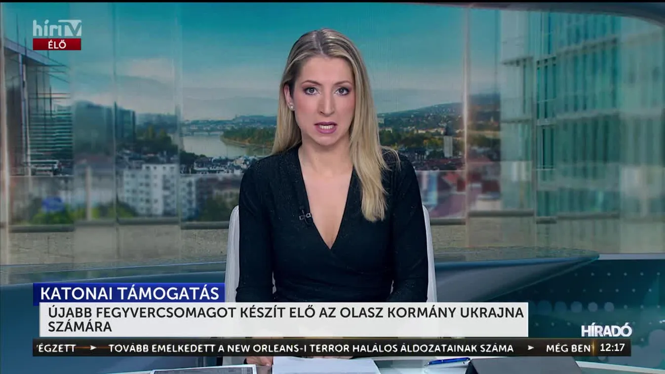 ÚJABB FEGYVERCSOMAGOT KÉSZÍT ELŐ AZ OLASZ KORMÁNY UKRAJNA SZÁMÁRA