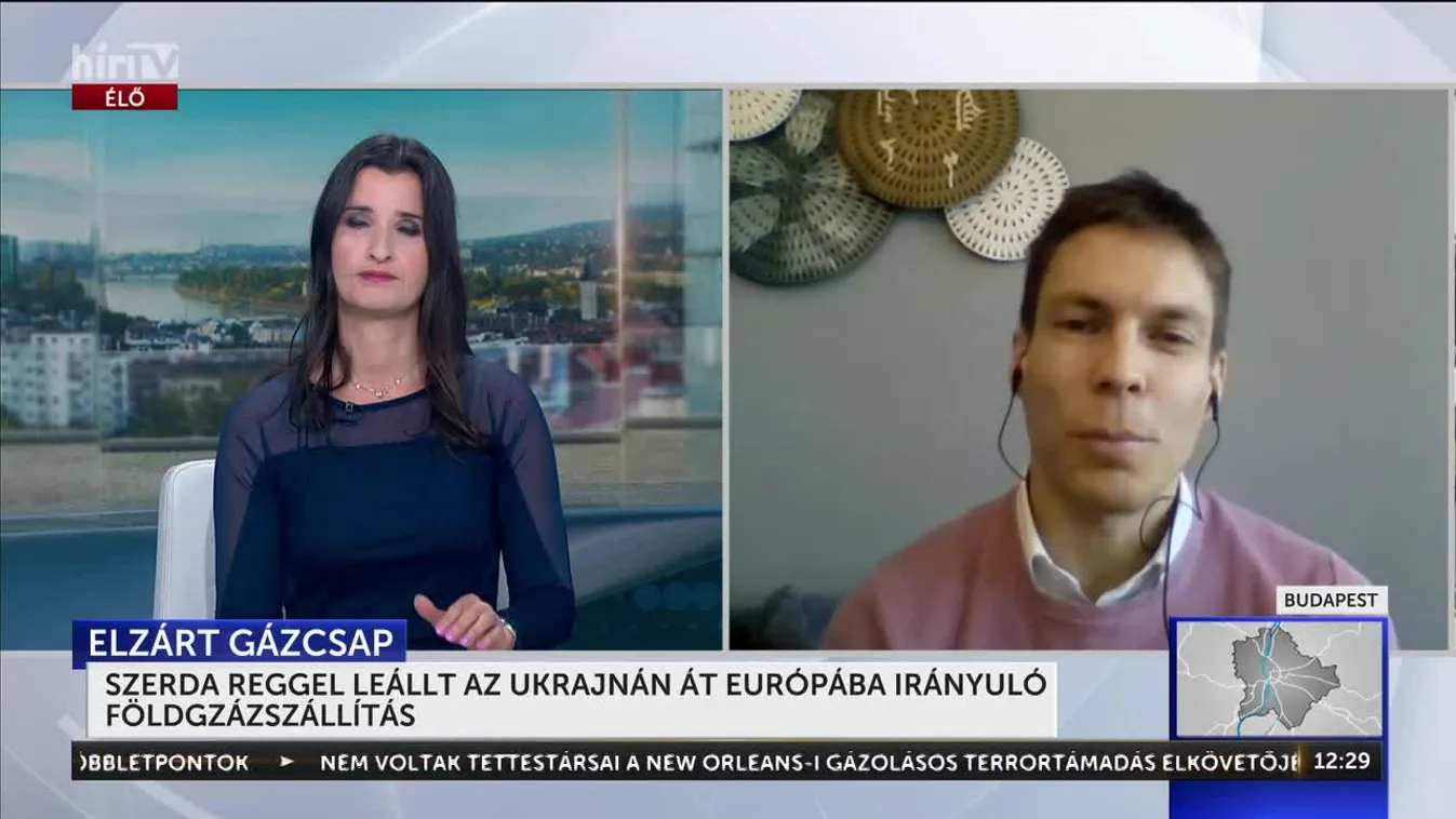 Szerda reggel leállt az Ukrajnán át Európába irányuló földgázszállítás