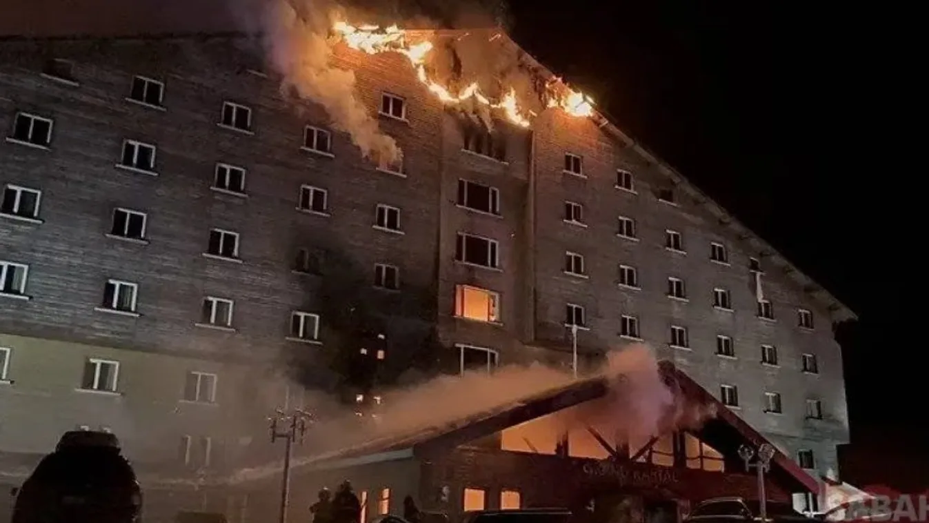 Törökországban őrizetbe vettek kilenc embert a halálos áldozatokat követelő szállodatűz miatt