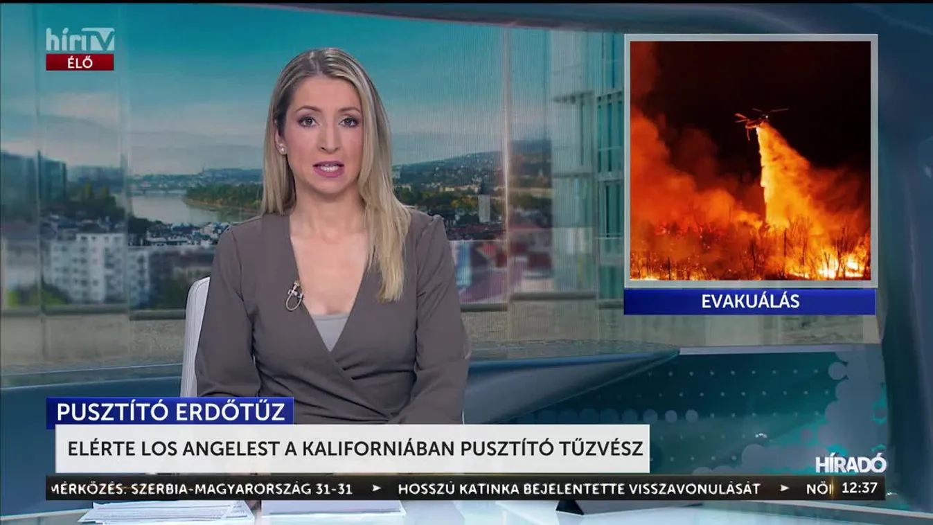 Elérte Los Angelest a Kaliforniában pusztító tűzvész