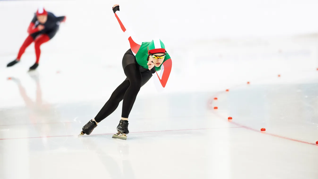 Jászapáti Petra ezüstérmet nyert 1000 méteren a rövidpályás gyorskorcsolyázók drezdai Európa-bajnokságán