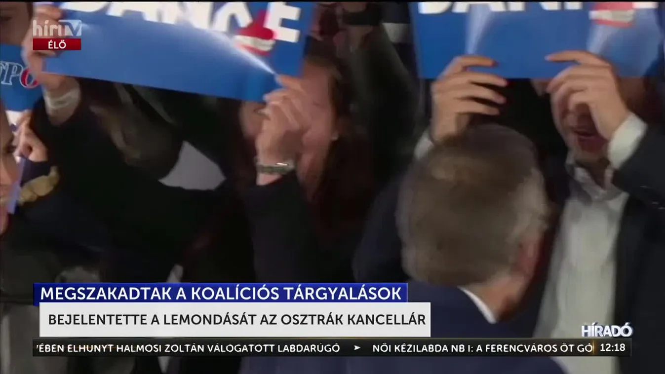 Bejelentette lemondását az osztrák kancellár