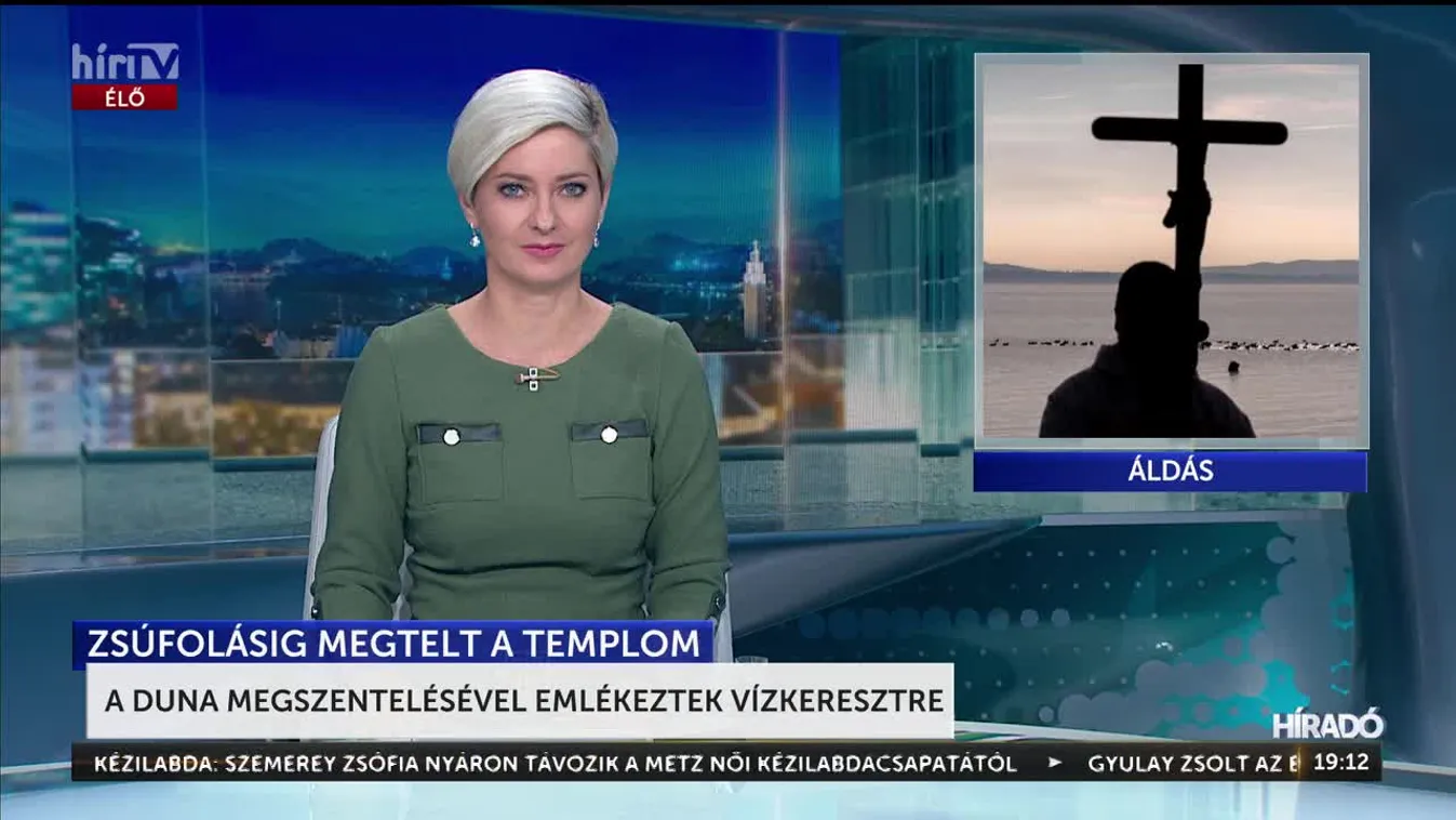 A Duna megszentelésével emlékeztek vízkeresztre