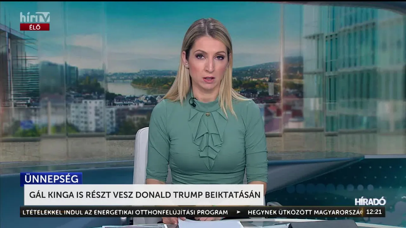 Gál Kinga részt vesz Donald Trump beiktatásán