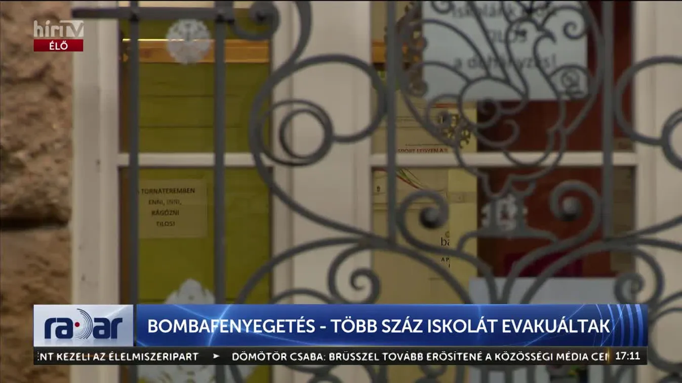 Radar - Bombafenyegetés - több száz iskolát evakuáltak