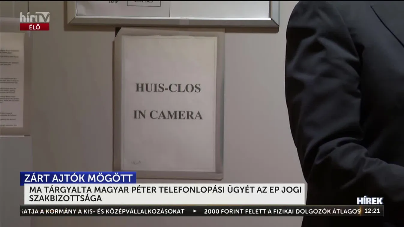 Ma tárgyalta Magyar Péter telefonlopási ügyét a az EP jogi szakbizottsága