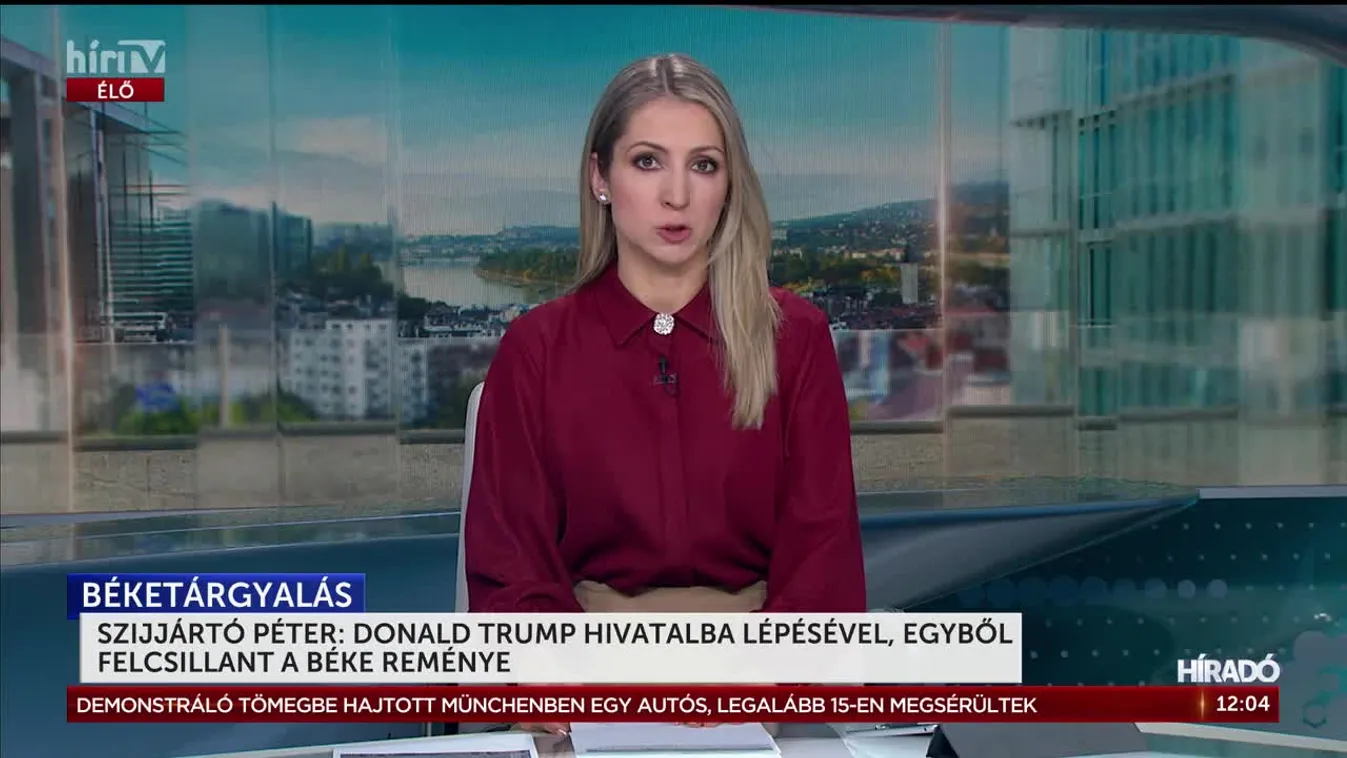 Szijjártó Péter: Donald Trump hivatalba lépésével, egyből felcsillant a béke reménye