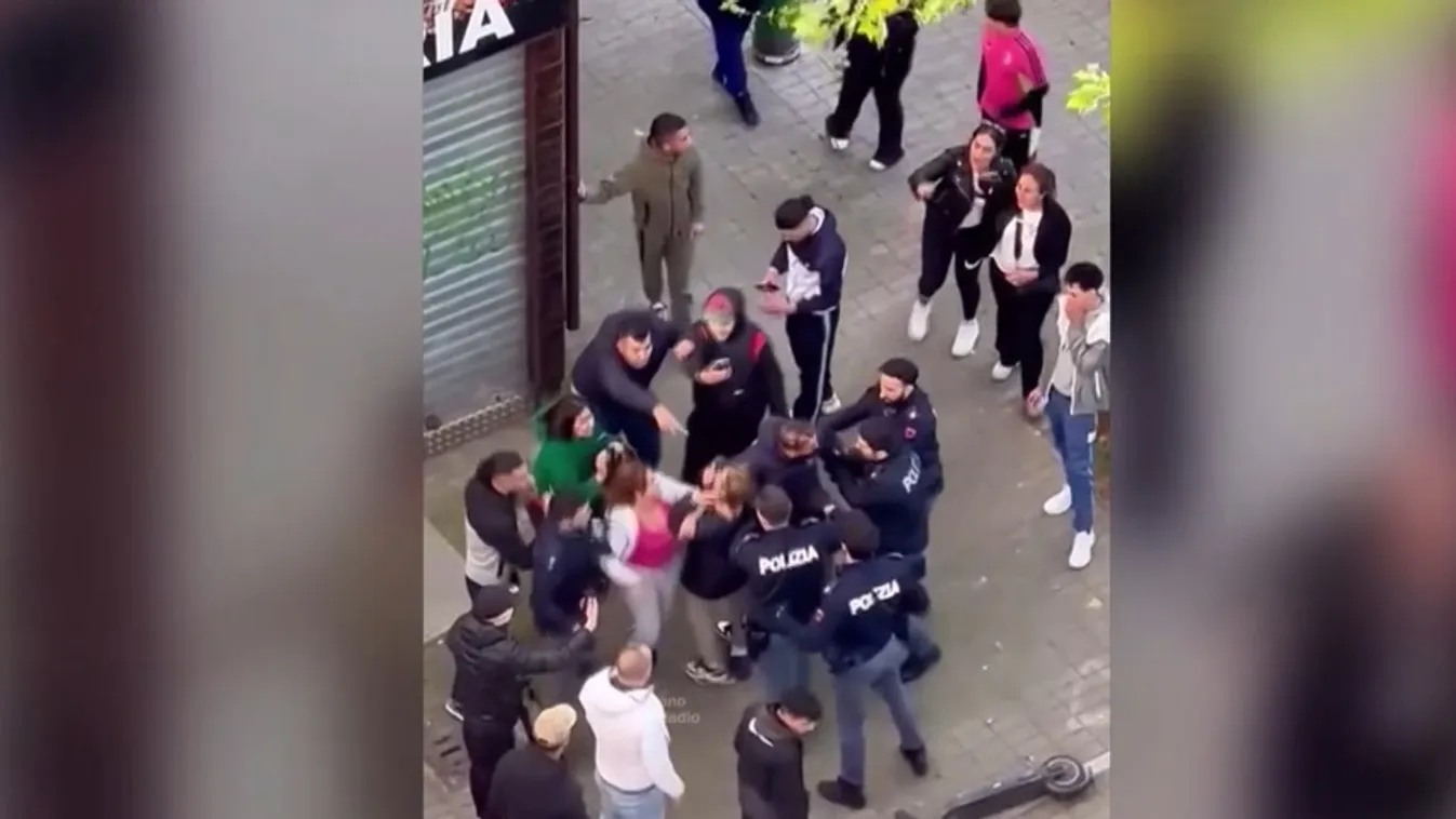 Rendőrre támadt egy illegális bevándorló Olaszországban + videó