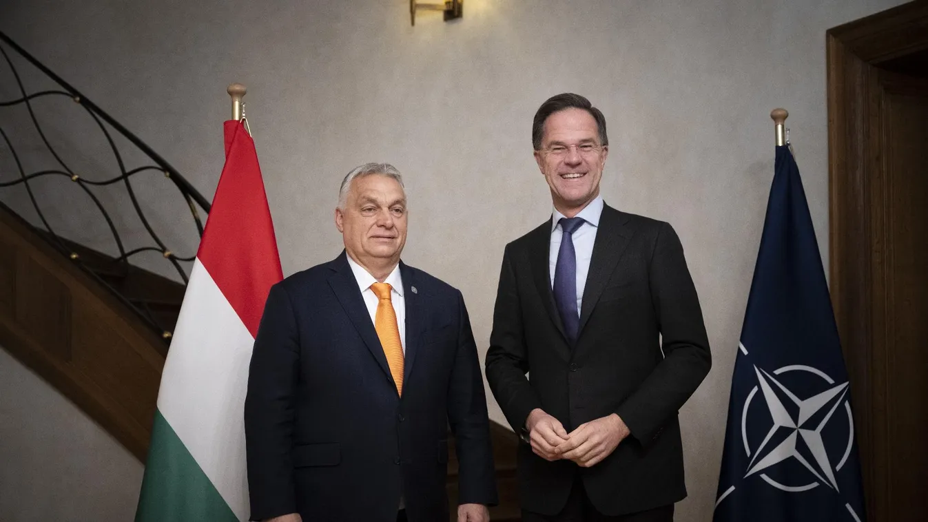 NATO-főtitkár: a katonai szövetség elrettentő és védelmi képességének fontosságáról tárgyaltak Orbán Viktorral