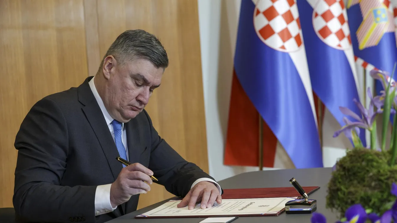 Horvát államfő: az igazságtalan béke is jobb, mint a háború