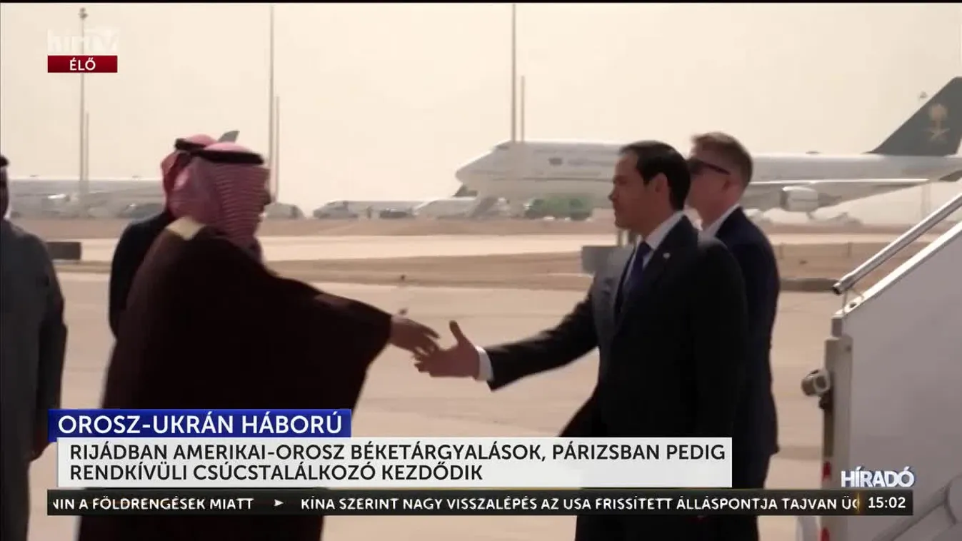 Rijádban amerikai-orosz béketárgyalások, Párizsban pedig rendkívüli csúcstalálkozó kezdődik