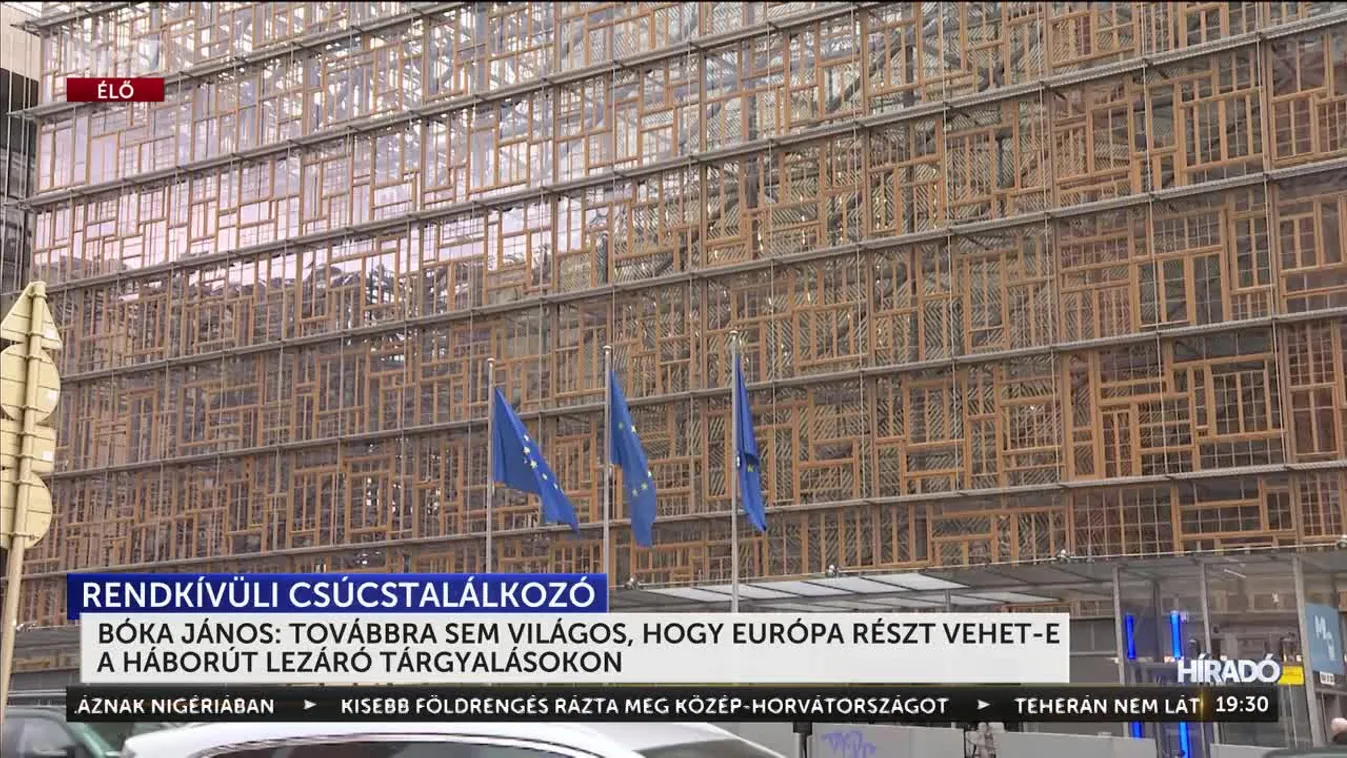 BÓKA JÁNOS: TOVÁBBRA SEM VILÁGOS, HOGY EURÓPA RÉSZT VEHET-E A HÁBORÚT LEZÁRÓ TÁRGYALÁSOKON