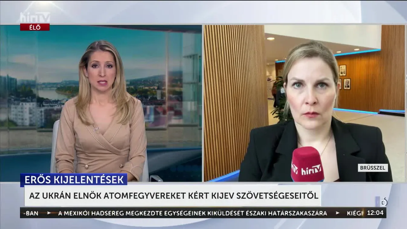 Az ukrán elnök atomfegyvereket kért Kijev szövetségeseitől