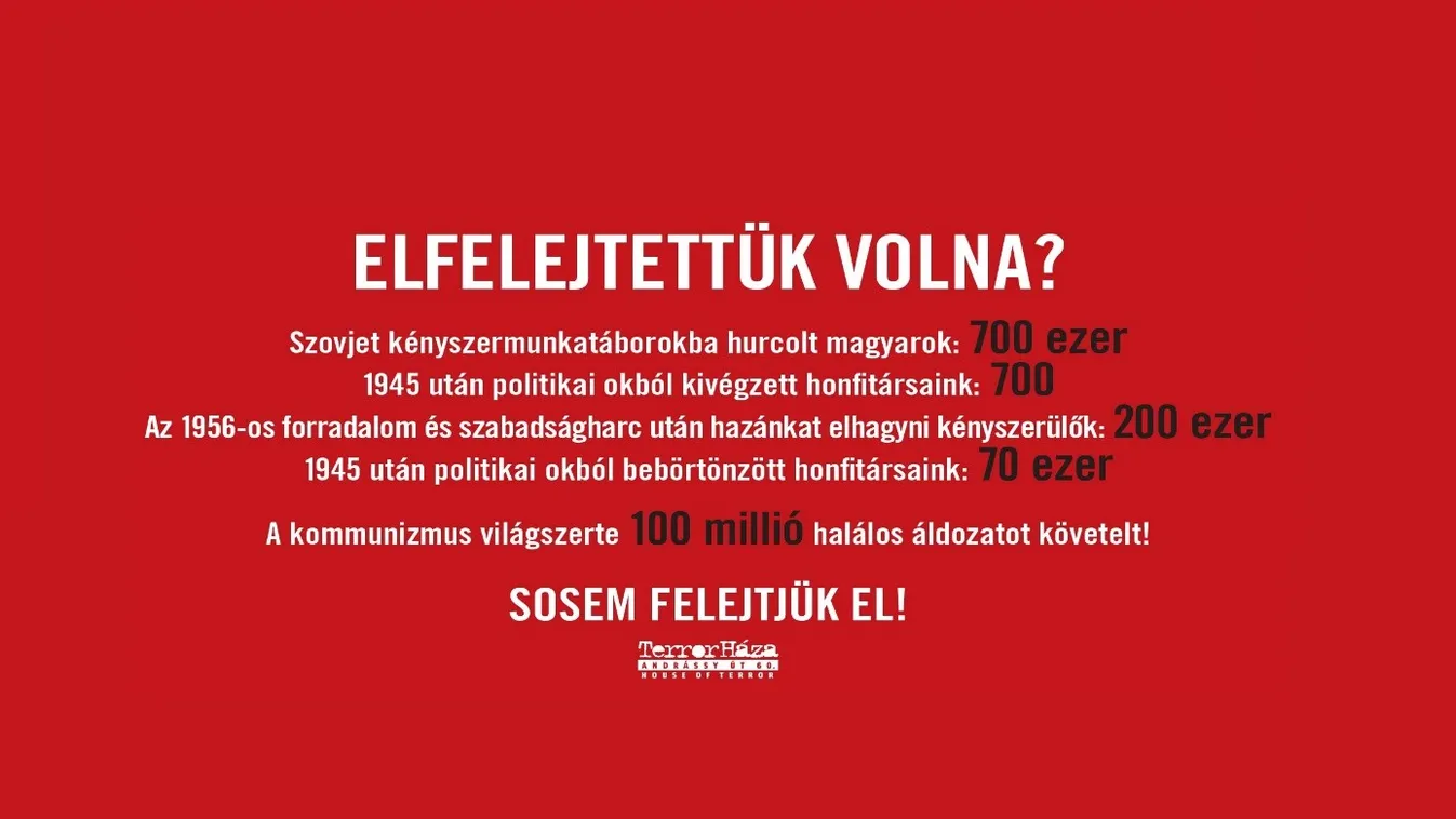 Kommunizmus áldozatainak emléknapja: változatos programok, több helyszínen