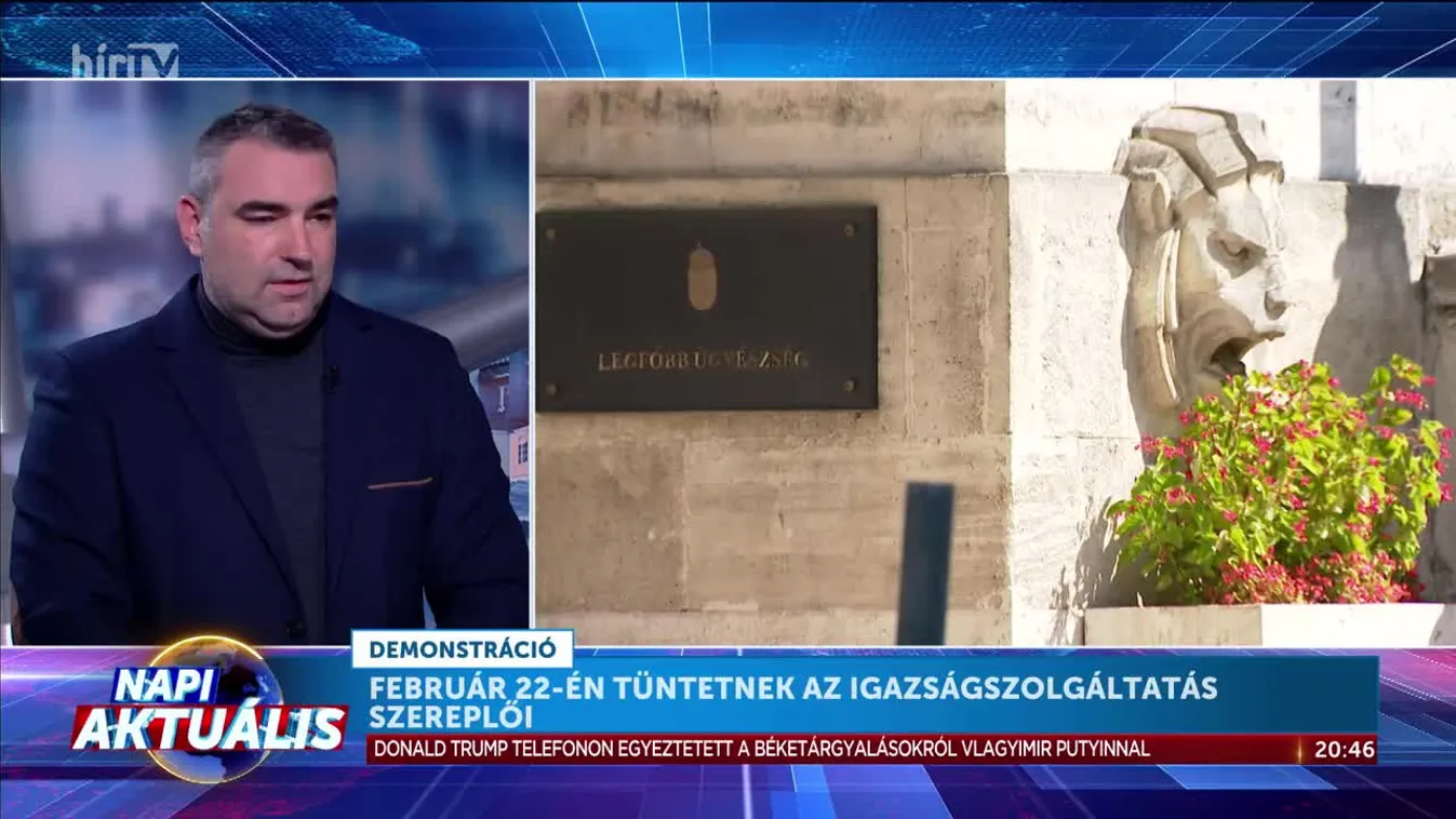 Napi aktuális - Ifj. Lomnici Zoltán: Politikai színezetűvé válhat a bírák demonstrációja+ videó