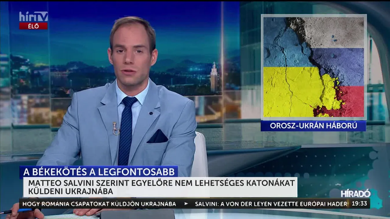 MATTEO SALVINI SZERINT EGYELŐRE NEM LEHETSÉGES KATONÁKAT KÜLDENI UKRAJNÁBA