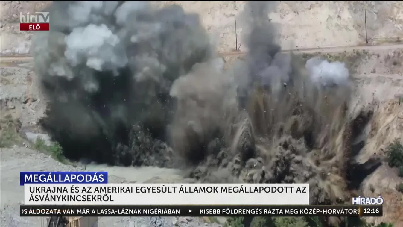 UKRAJNA ÉS AZ AMERIKAI EGYESÜLT ÁLLAMOK MEGÁLLAPODOTT AZ ÁSVÁNYKINCSEKRŐL