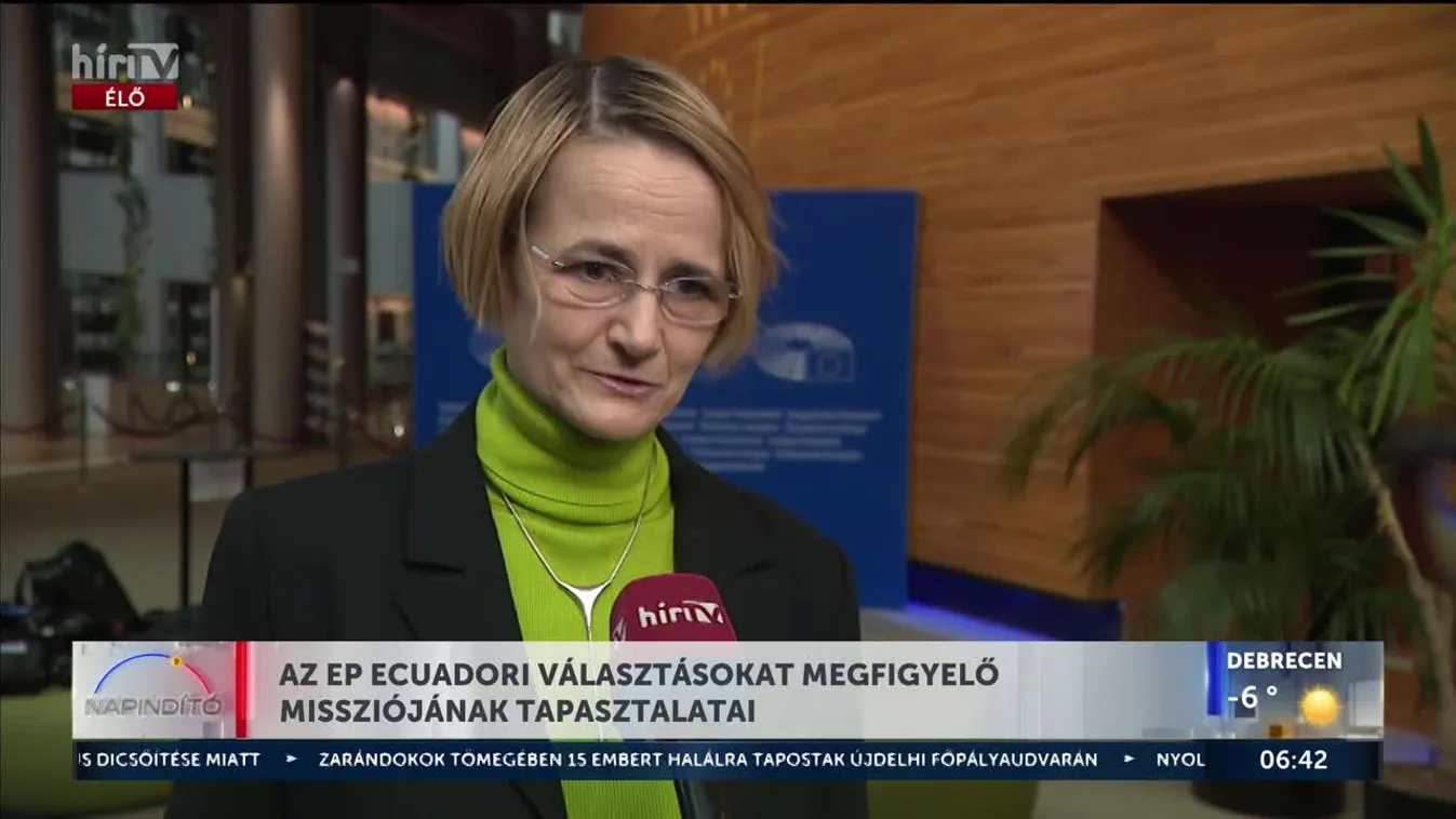 Napindító  - Az EP ecuadori választásokat megfigyelő missziójának tapasztalatai