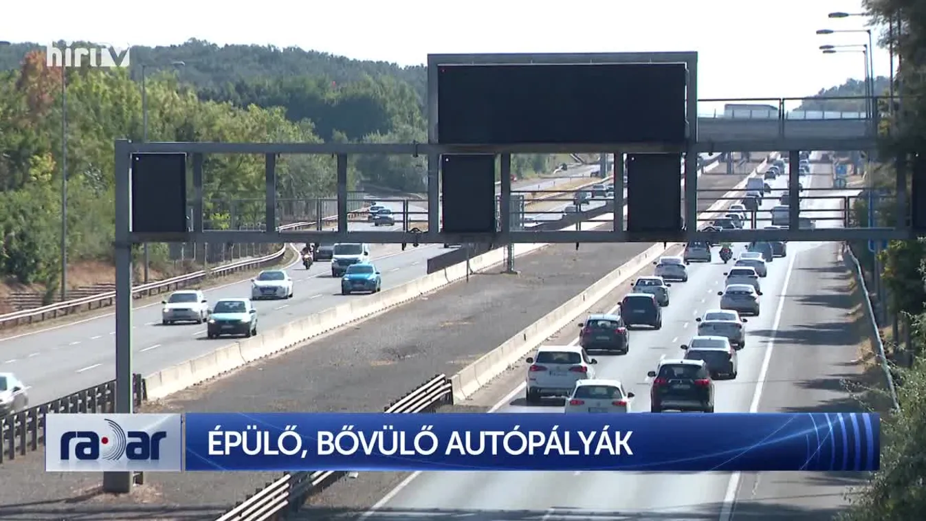 Radar - Épülő, bővülő autópályák