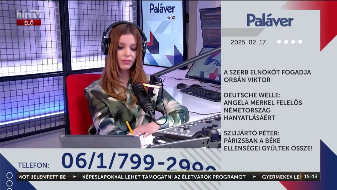 Paláver - A szerb elnököt fogadja Orbán Viktor