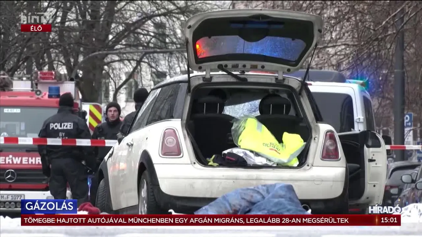 Gyalogosokat közé hajtott egy autó Münchenben