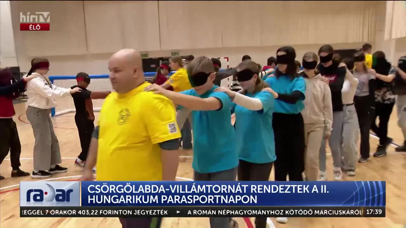 Radar - CSÖRGŐLABDA-VILLÁMTORNÁT RENDEZTEK A II. HUNGARIKUM PARASPORTNAPON