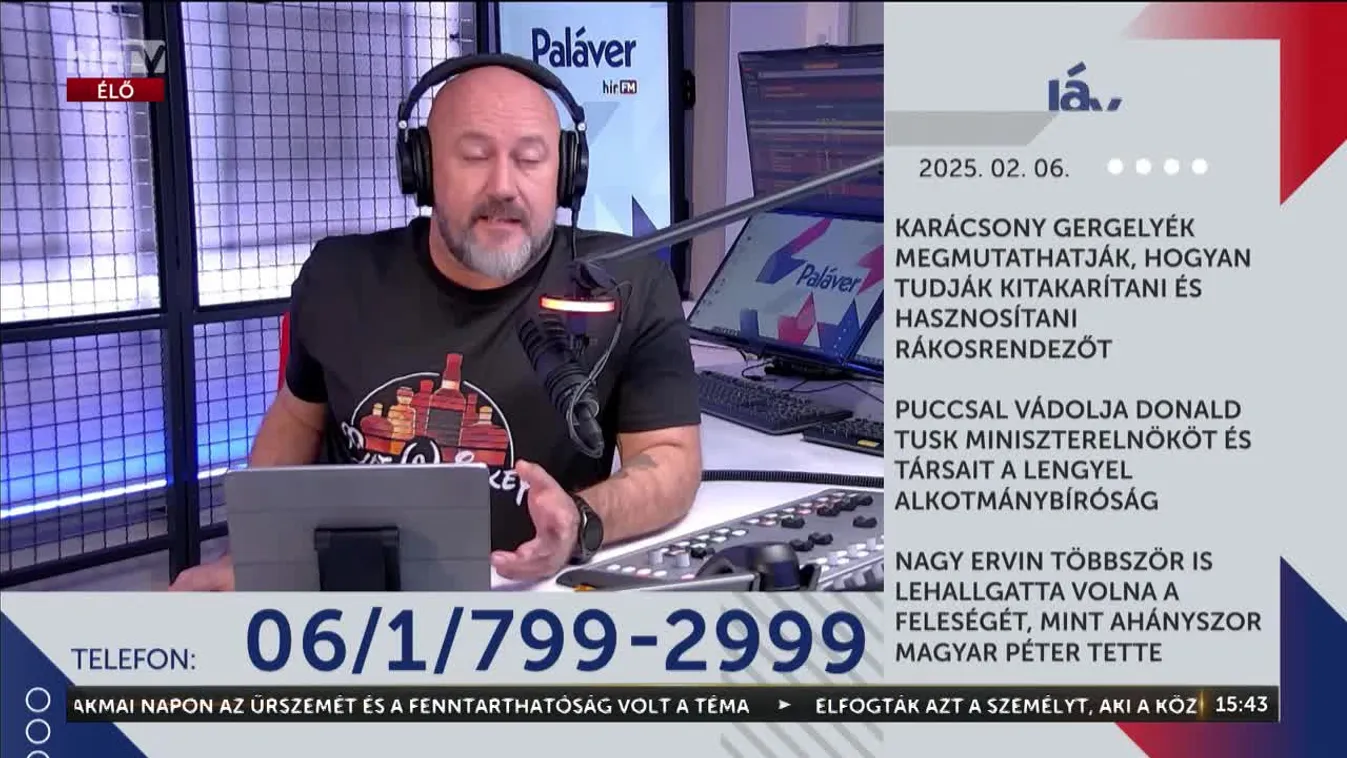 Paláver - Nagy Ervin többször is lehallgatta volna a feleségét (2025-02-06)