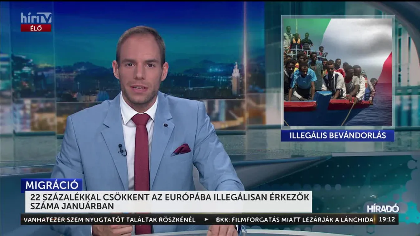 22 SZÁZALÉKKAL CSÖKKENT AZ EURÓPÁBA ILLEGÁLISAN ÉRKEZŐK SZÁMA JANUÁRBAN