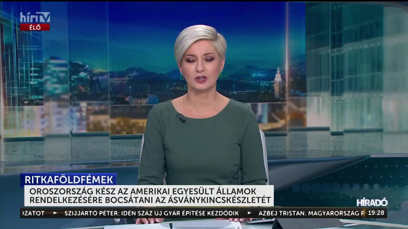 OROSZORSZÁG KÉSZ AZ AMERIKAI EGYESÜLT ÁLLAMOK RENDELKEZÉSÉRE BOCSÁTANI AZ ÁSVÁNYKINCSKÉSZLETÉT