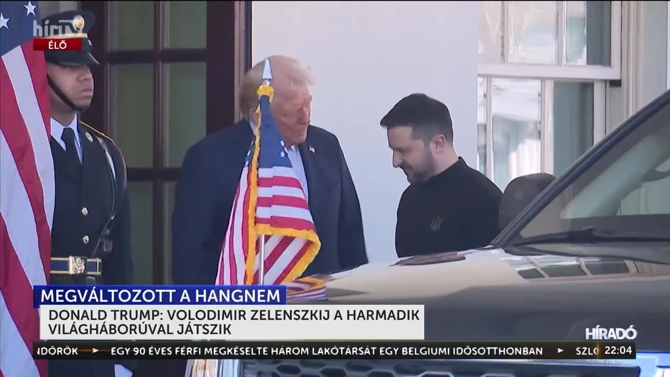 Trump: A harmadik világháborúval játszik az ukrán elnök