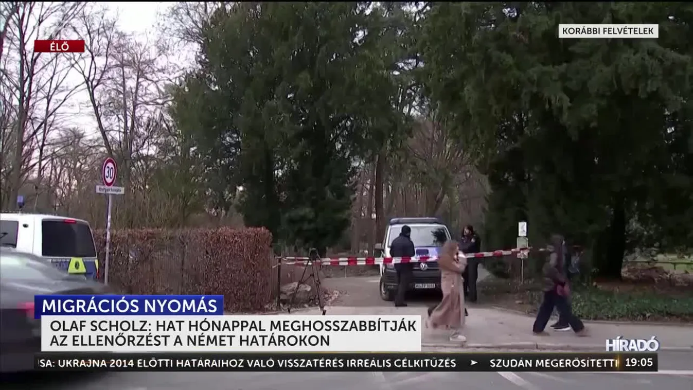 Olaf Scholz: Hat hónappal meghosszabítják az ellenőrzést a német határokon + videó