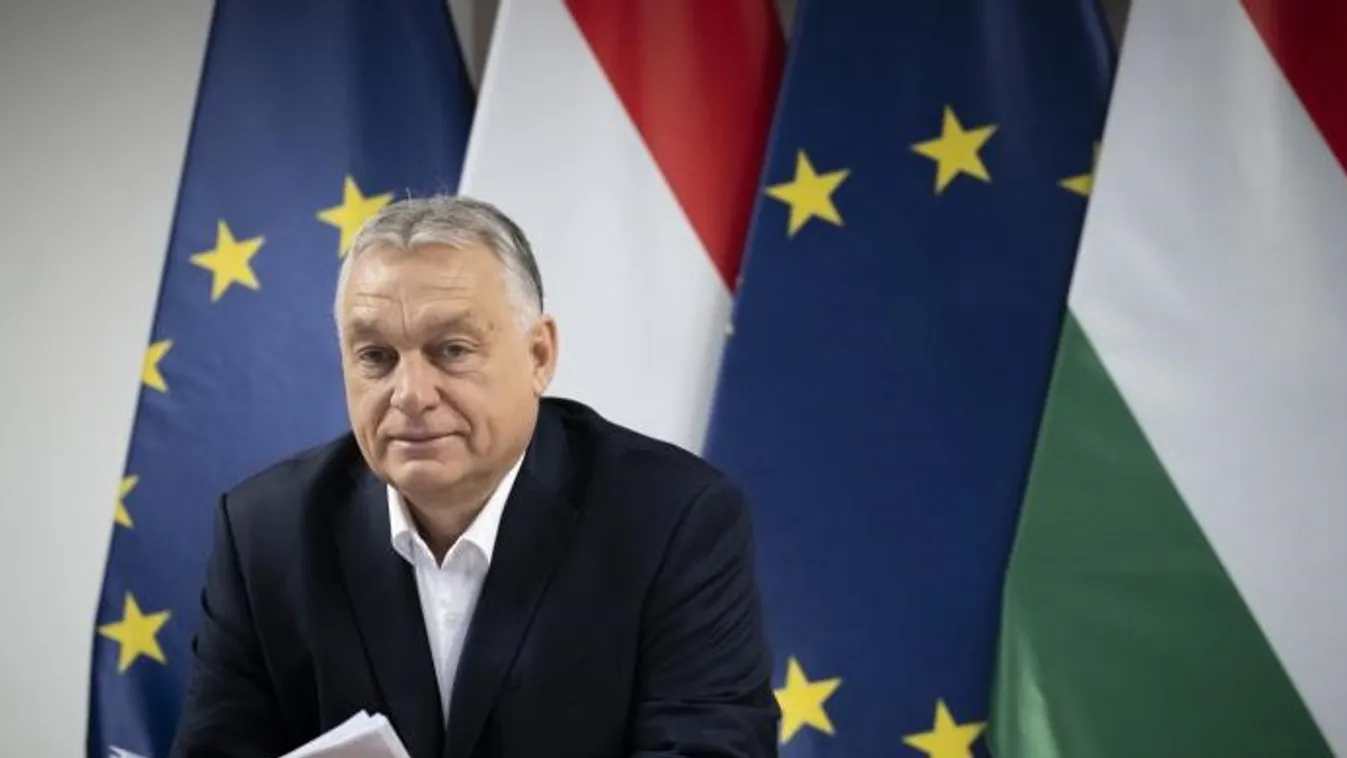 Orbán Viktor videokonferencia keretében tárgyalt az Európai Unió állam- és kormányfőivel