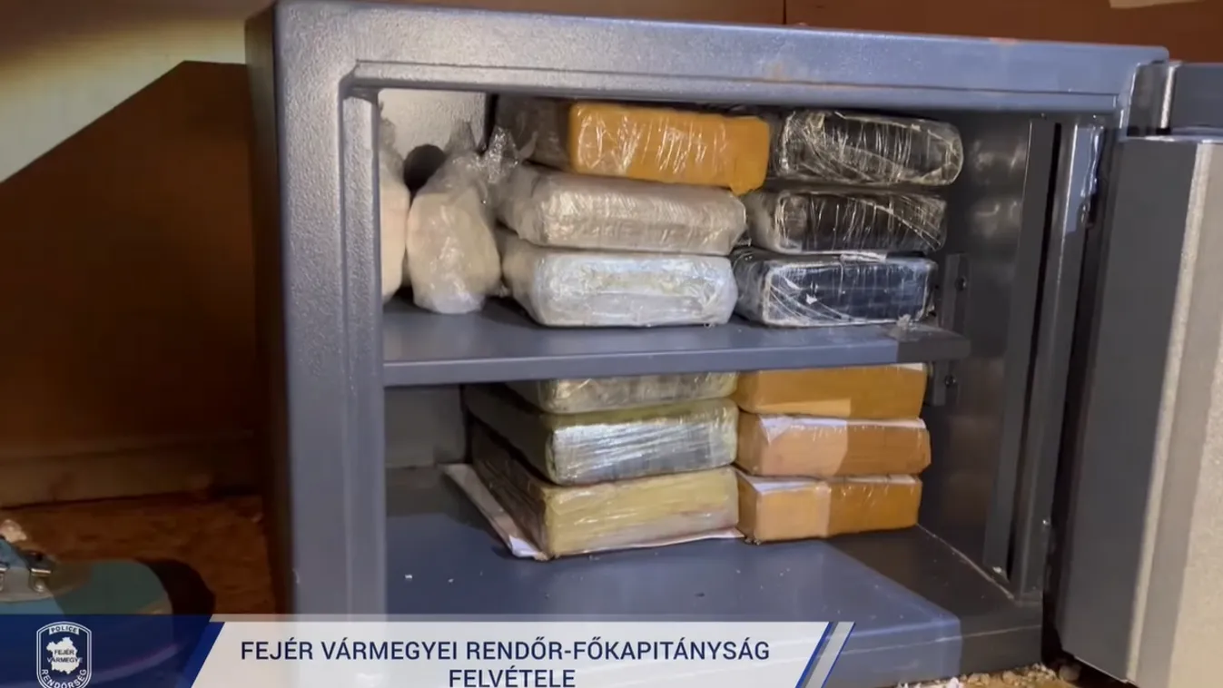 Óriási drogfogás: Dunaújvárosban és Kulcson kapták el a gyanúsítottakat + videó