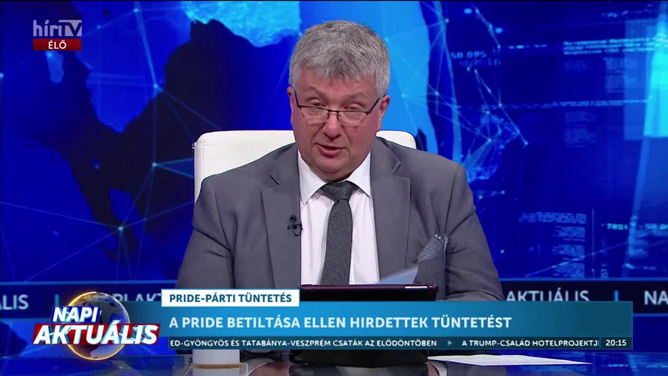 Napi aktuális - A pride betiltása ellen hirdettek tüntetést