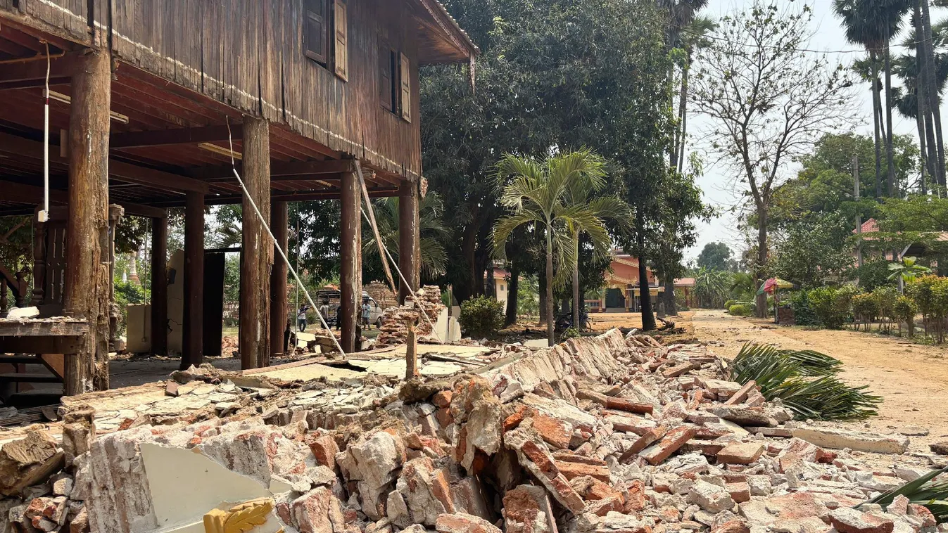 Hatalmas erejű földregés pusztított Mianmarban és Thaiföldön